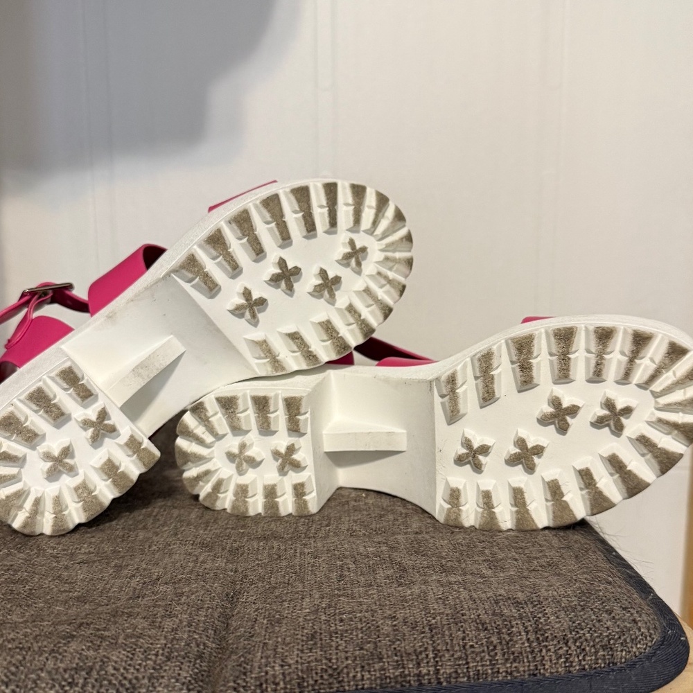 Pink Platform Sandals - Picture 8 of 8